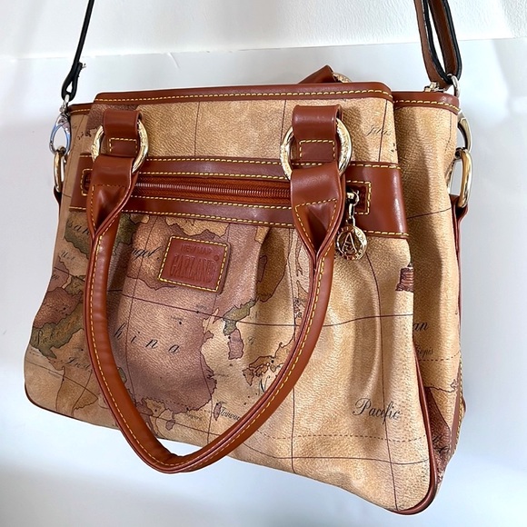 AUTHENTIC GARLAND NEW MAP Hand/ Shoulder Bag - Picture 4 of 12